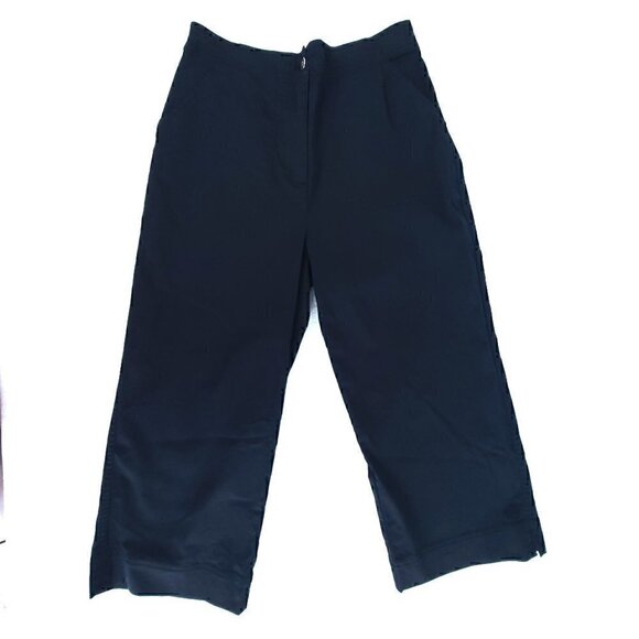 Chico's Pants - Chico’s Women's Black Cotton Blend Capri Pants Size 0 = US Size 4 (See Last Pic)